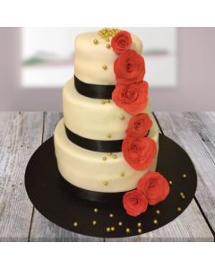 3-tier Scrumptious Vanilla Cake