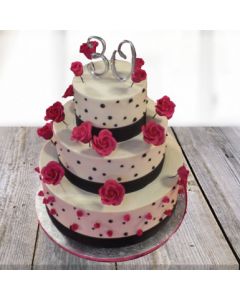 3-tier Vanilla Queen Cake