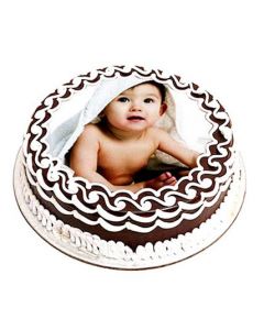 Buy Delicious Chocolate Photo Cake 1 kg Online