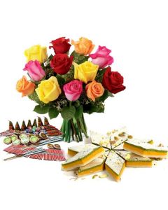Buy Delicious Diwali Combo with Crackers Online